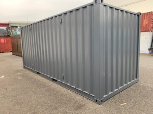 中古20ftレンタルボックス 2ドア仕様　グレー塗装済み NO.2011932