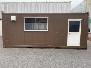 中古20ft　断熱ハウス仕様コンテナ（茶色）　TKCU8089742