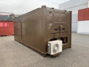 中古20ft　断熱ハウス仕様コンテナ（茶色）　TKCU8089742