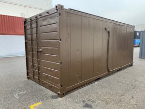 中古20ft　断熱ハウス仕様コンテナ（茶色）　TKCU8089742