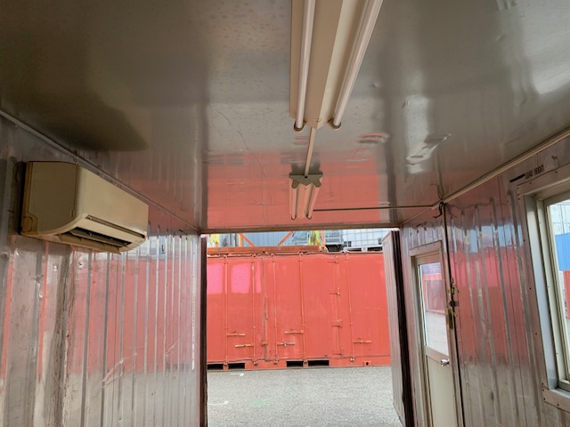 中古20ft　断熱ハウス仕様コンテナ（茶色）　TKCU8089742