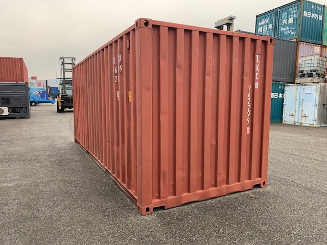 【神戸】中古20FT ドライスチールコンテナ 左ネルフルシャッター付き TKCU9622990
