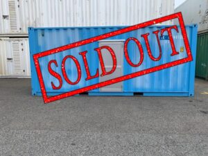 【神戸】中古20FT ドライスチールコンテナ 片開きドア付き　TKCU1401206