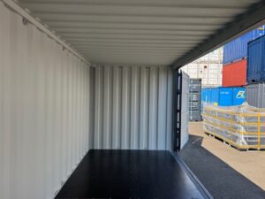 【在庫入荷！】新造20FTフルサイドオープンコンテナ　RAL7016