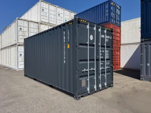 【在庫入荷！】新造20FTハイキューブドライスチールコンテナ　RAL7016