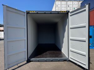 【在庫入荷！】新造20FTハイキューブドライスチールコンテナ　RAL7016