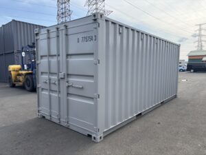 【東北】中古20ft　左パネルフルサイドシャッター付きコンテナ【U7757543】