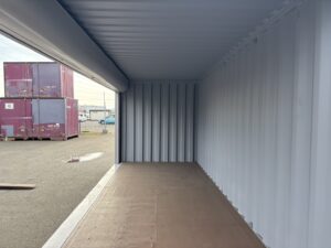 【東北】中古20ft　左パネルフルサイドシャッター付きコンテナ【U7757543】