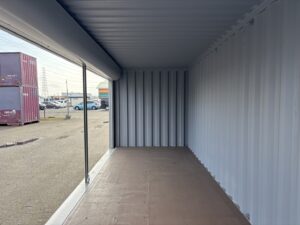 【東北】中古20ft　左パネルフルサイドシャッター付きコンテナ【U7757543】