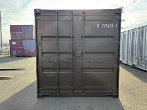 【東北】中古20ft　右パネルフルサイドシャッター付きコンテナ【U7757287】