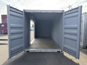 【東北】中古20ft　左パネル3mシャッター付きコンテナ【U1001146】
