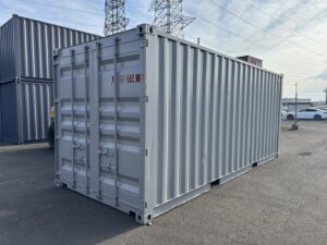 【東北】中古20ft　左パネル3mシャッター付きコンテナ【U1001146】