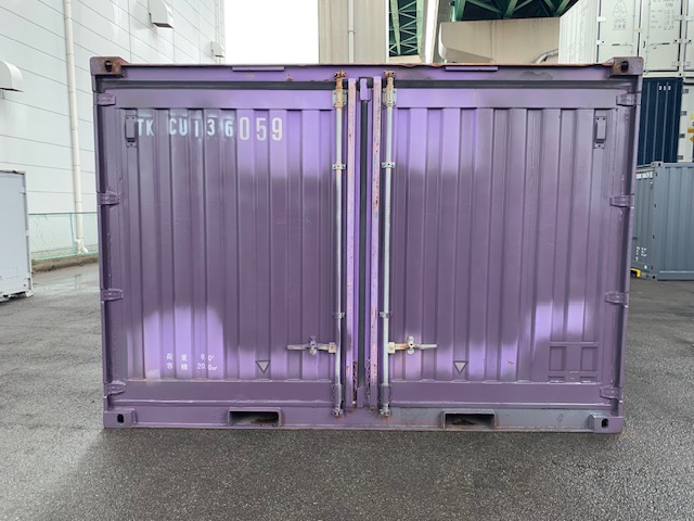 【神戸】中古12FT ドライスチールコンテナ　　TKCU136059