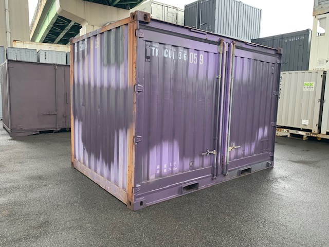 【神戸】中古12FT ドライスチールコンテナ　　TKCU136059