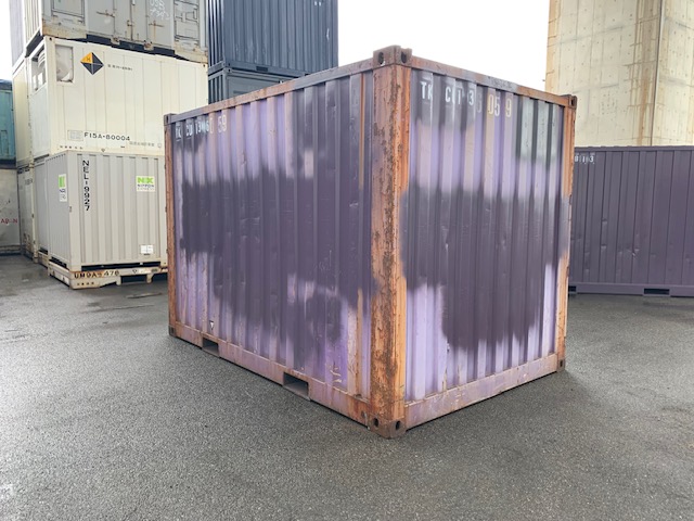 【神戸】中古12FT ドライスチールコンテナ　　TKCU136059