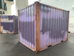 【神戸】中古12FT ドライスチールコンテナ　　TKCU136059