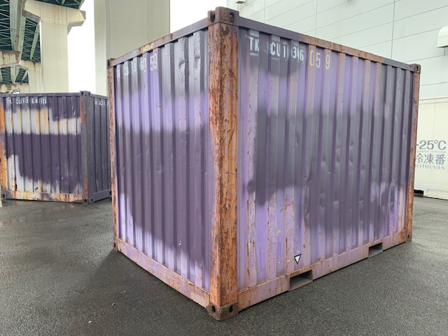 【神戸】中古12FT ドライスチールコンテナ　　TKCU136059