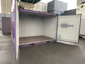 【神戸】中古12FT ドライスチールコンテナ　　TKCU136059