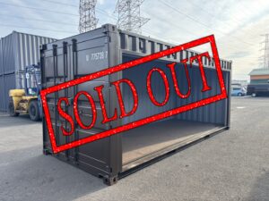 【東北】中古20ft　右パネルフルサイドシャッター付きコンテナ【U7757287】