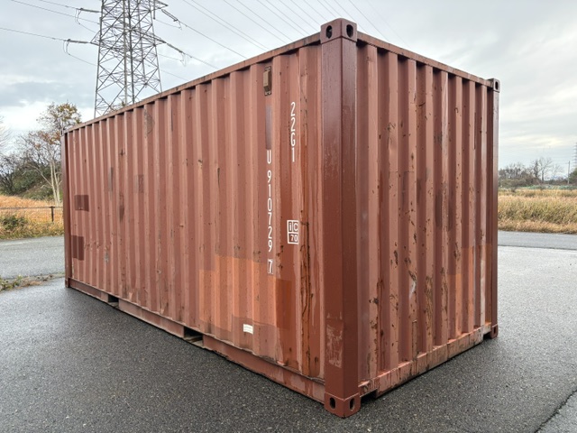 【北陸】中古20ft ドライスチールコンテナ（未塗装）U 9107297