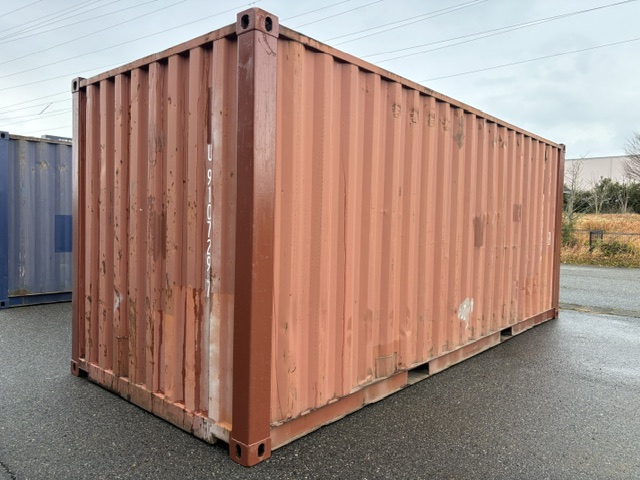 【北陸】中古20ft ドライスチールコンテナ（未塗装）U 9107297