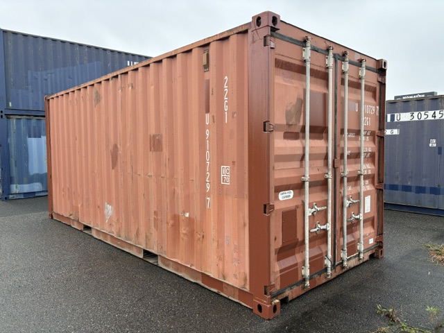 【北陸】中古20ft ドライスチールコンテナ（未塗装）U 9107297