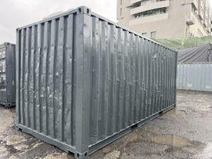 【横浜】中古20FTドライスチールコンテナ　右パネル フルシャッター付き(U2824705)