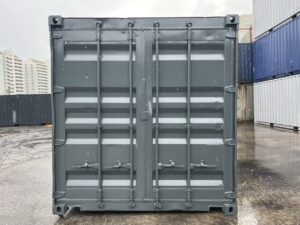【横浜】中古20FTドライスチールコンテナ　右パネル フルシャッター付き(U1412080)