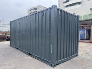 【横浜】中古20FTドライスチールコンテナ　左パネル フルシャッター付き(U2781957)