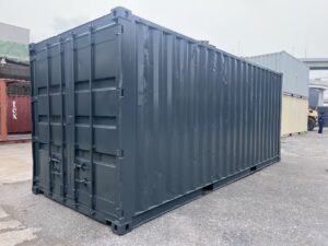【横浜】中古20FTドライスチールコンテナ　左パネル フルシャッター付き(U2781957)
