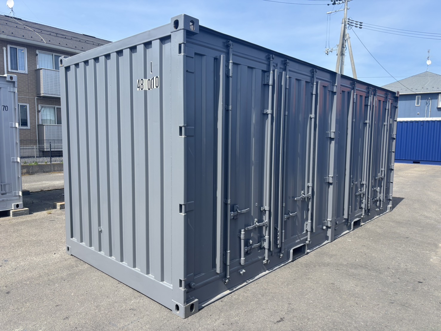 【東北】中古20ft　サイドオープンコンテナ【U480010】