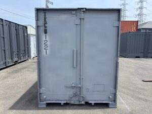 【東北】中古6ft　ドライスチールコンテナ（波板タイプ）【TKCU1221】