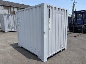 【東北】中古6ft　ドライスチールコンテナ（波板タイプ）【TKCU1421】