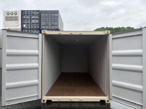 【福岡】新造20ftドライスチールコンテナ（RAL1015/アイボリー）※在庫1台