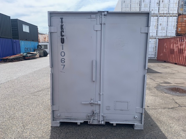 【神戸】中古6FT ドライスチールコンテナ（波板タイプ）TKCU1067