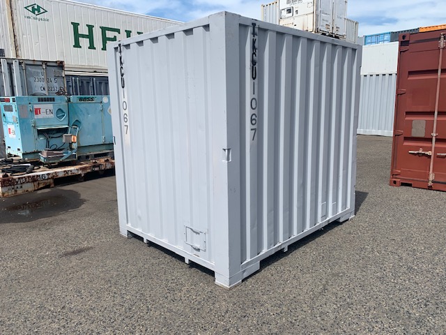 【神戸】中古6FT ドライスチールコンテナ（波板タイプ）TKCU1067