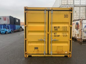 【神戸】中古12FT ドライスチールコンテナ(妻側ドア）　NO.303