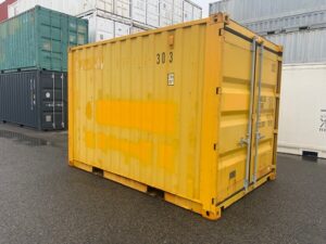 【神戸】中古12FT ドライスチールコンテナ(妻側ドア）　NO.303