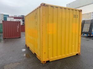 【神戸】中古12FT ドライスチールコンテナ(妻側ドア）　NO.303