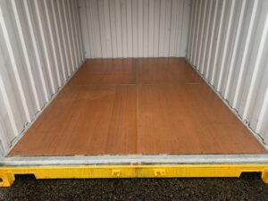 【神戸】中古12FT ドライスチールコンテナ(妻側ドア）　NO.303