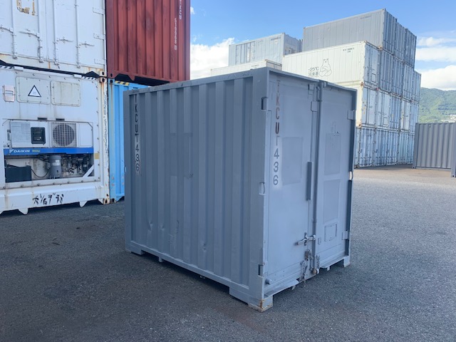 【神戸】中古6FT ドライスチールコンテナ（波板タイプ）TKCU1436