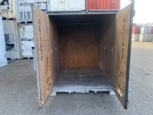【神戸】中古6FT ドライスチールコンテナ（波板タイプ）TKCU1436