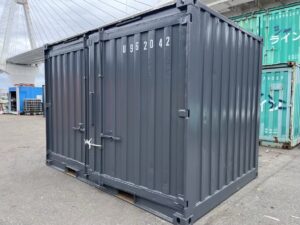 【横浜】中古12FTドライスチールコンテナ N-35塗装付き（U962042）