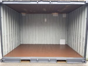 【横浜】中古12FTドライスチールコンテナ N-35塗装付き（U962042）