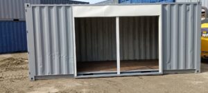 【沖縄】中古20FT ドライスチールコンテナ※3mシャッター付き  U8389934