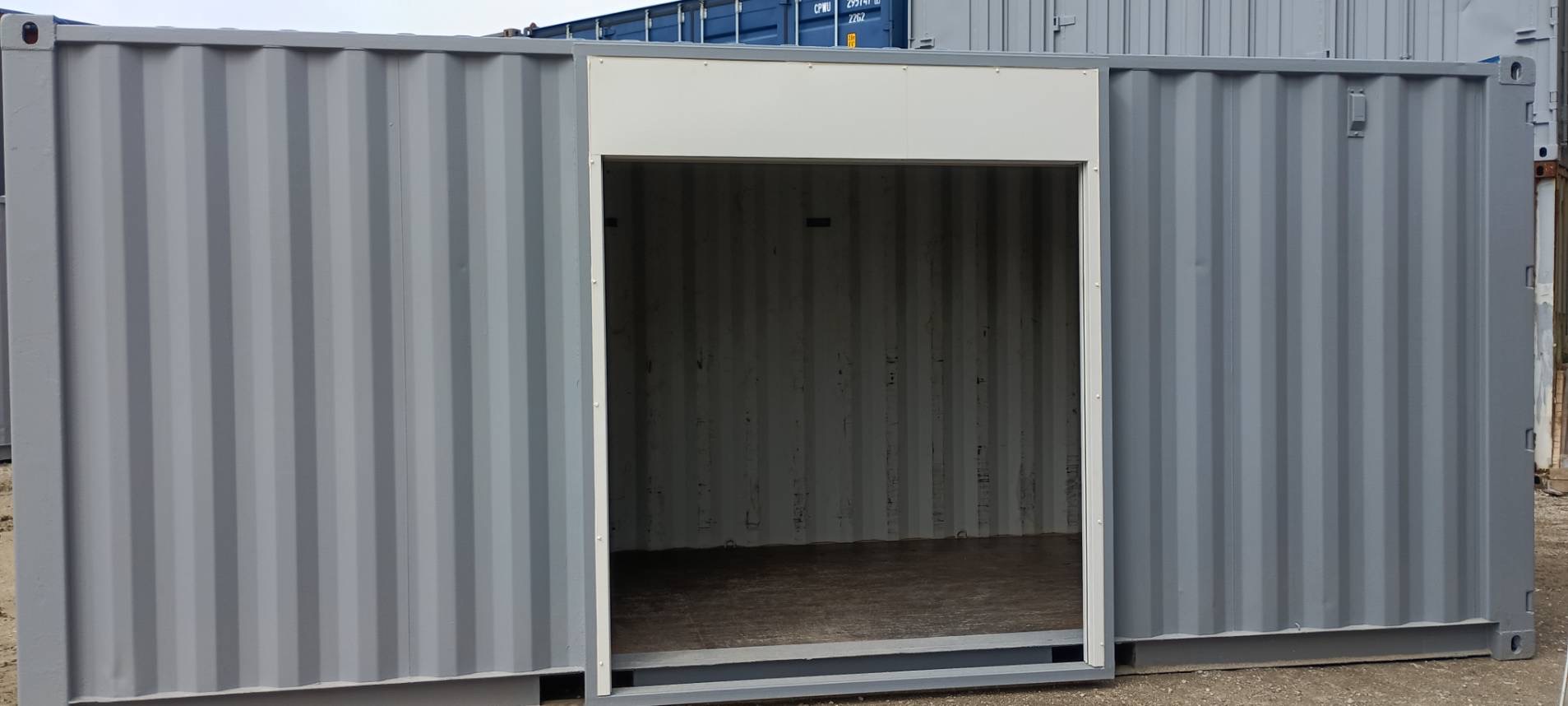 【沖縄】中古20FT ドライスチールコンテナ※2mシャッター付き  U3043070　