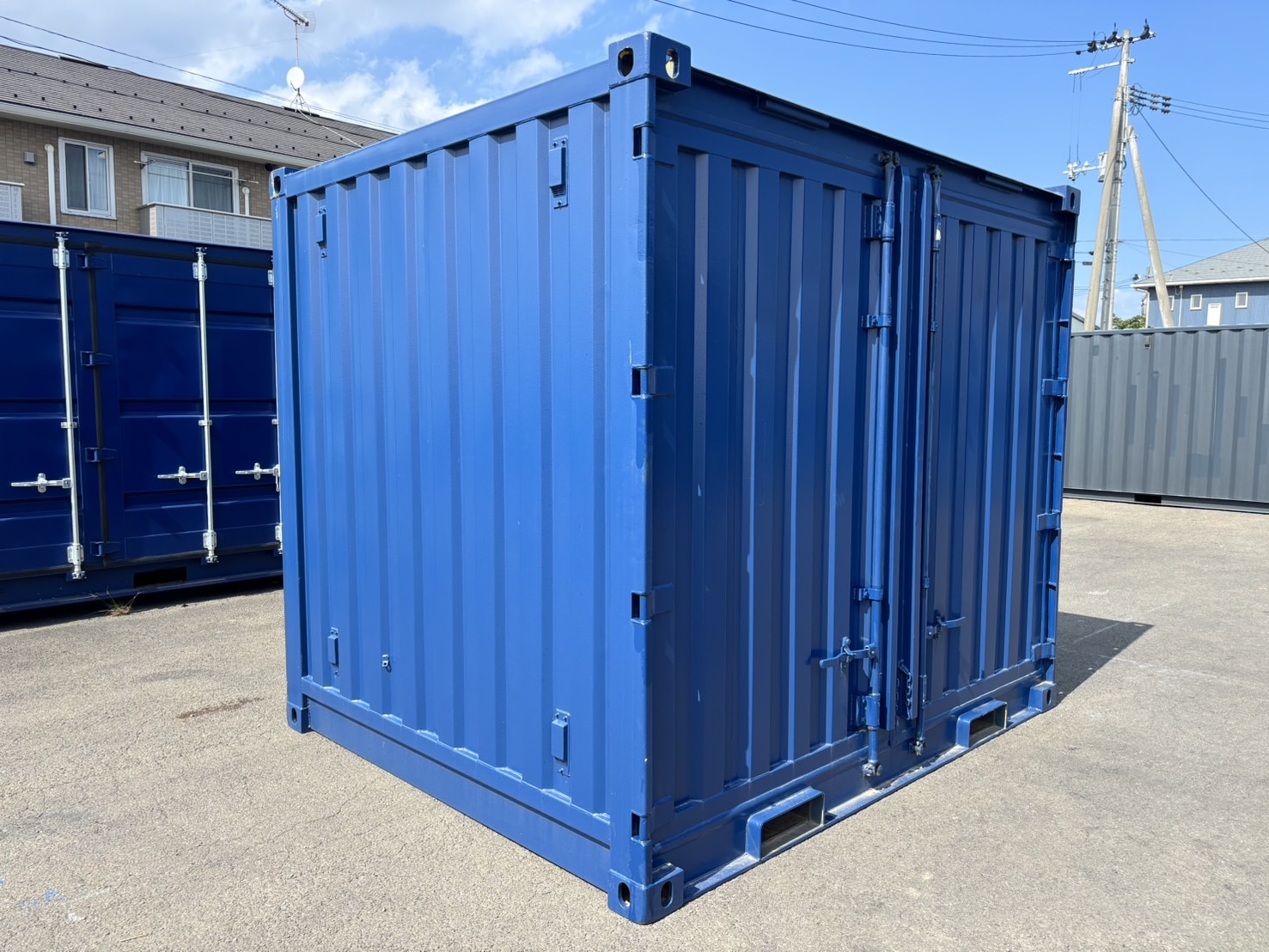【東北】中古10ft　ドライスチールコンテナ【NGTU02】