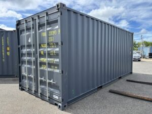 【北陸】新古20ft ドライスチールコンテナ（2024年製）グレー