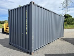【北陸】新古20ft ドライスチールコンテナ（2024年製）グレー