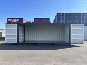 【東北】新古20ft　フルサイドオープンコンテナ【NEWU8001019】※2022年製